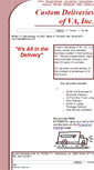 Mobile Screenshot of customdeliveries.net